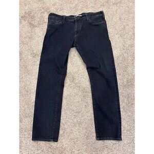 Mavi Men’s Blue Jeans Jake Slim 38 x 30 Dark Wash Modern